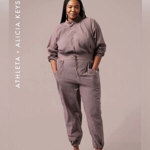 Athleta X Alicia Keys Utility Jumpsuit New